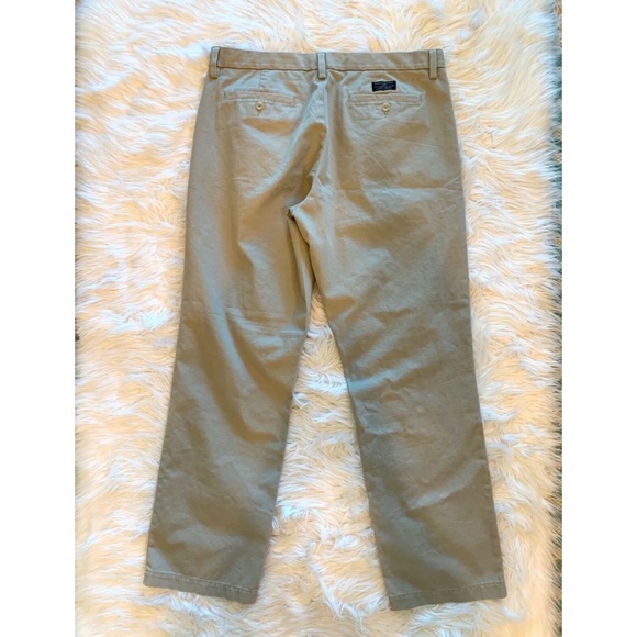 BANANA REPUBLIC Mens Gavin Fit Khaki Pants - Picture 2 of 3
